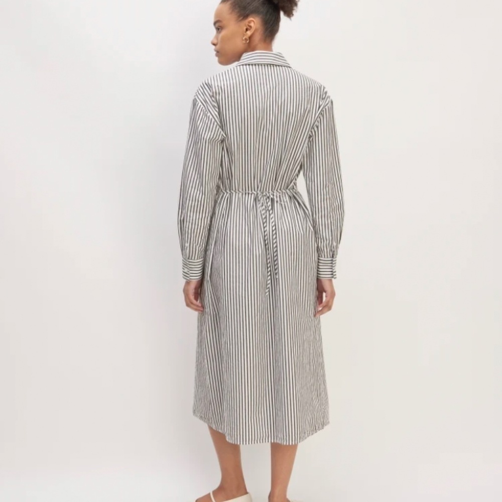 Everlane Supima® Cotton Midi Shirt Dress - Picture 3 of 6